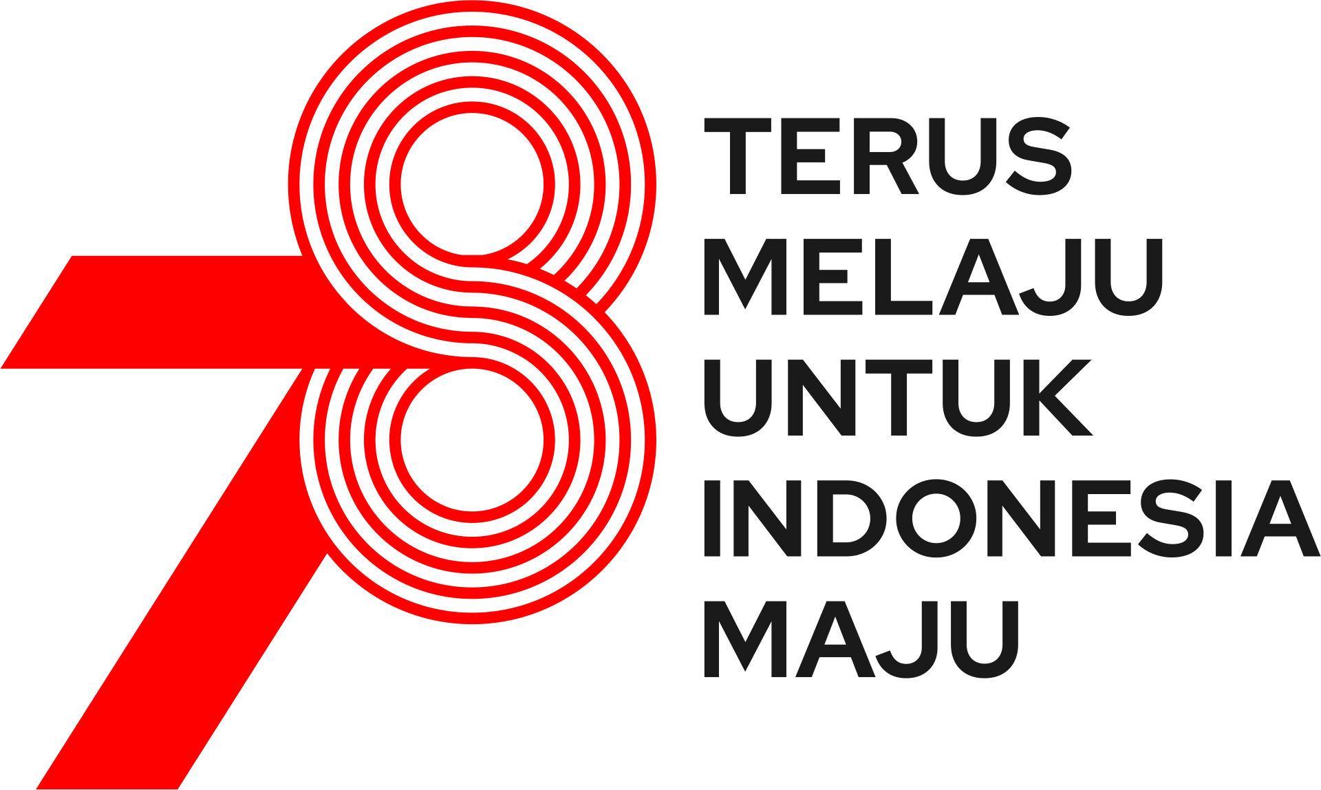 HUT RI ke-78 logo